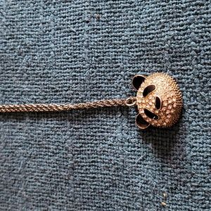 Kawaii rhinestones panda necklace